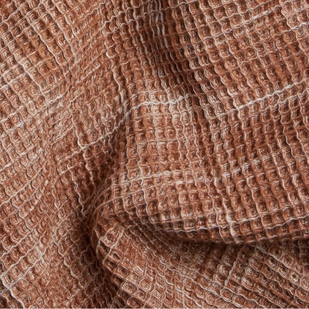Parachute Waffle Robe small rust/brown color - Picture 2 of 5